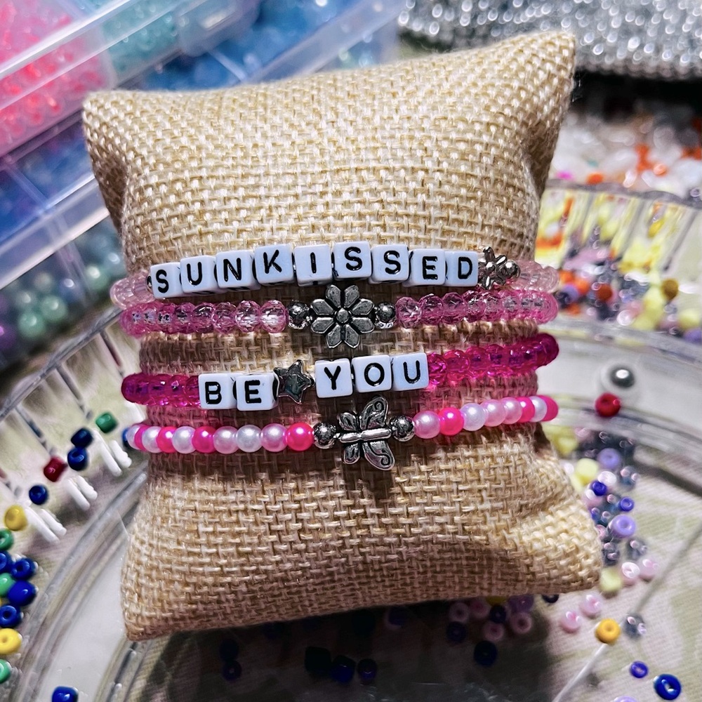 PINK 💞 bracelet set